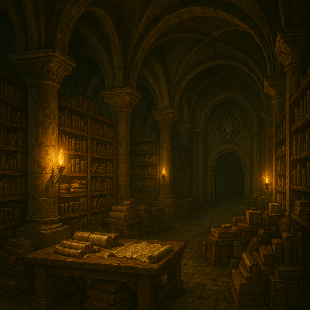 Pátrání v gondorských archivech background